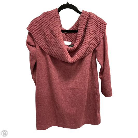 Sweater By Express In Maroon, Size: L