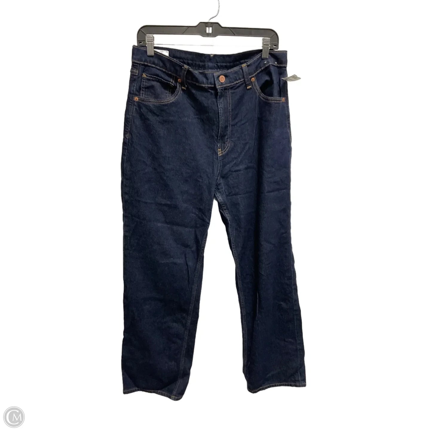 Jeans Straight By Gap In Blue, Size: 14