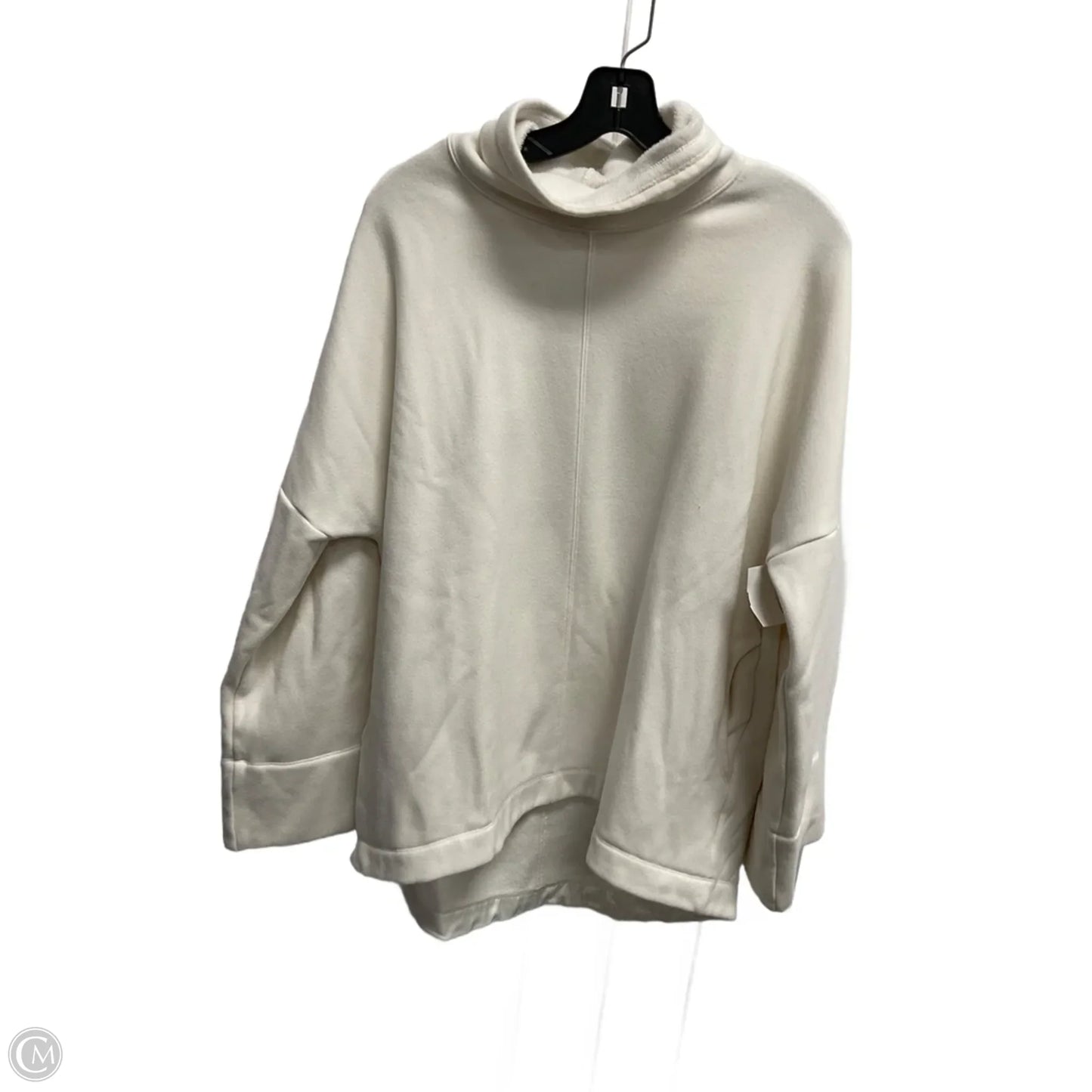 Sweatshirt Collar By Athleta In Cream, Size: L