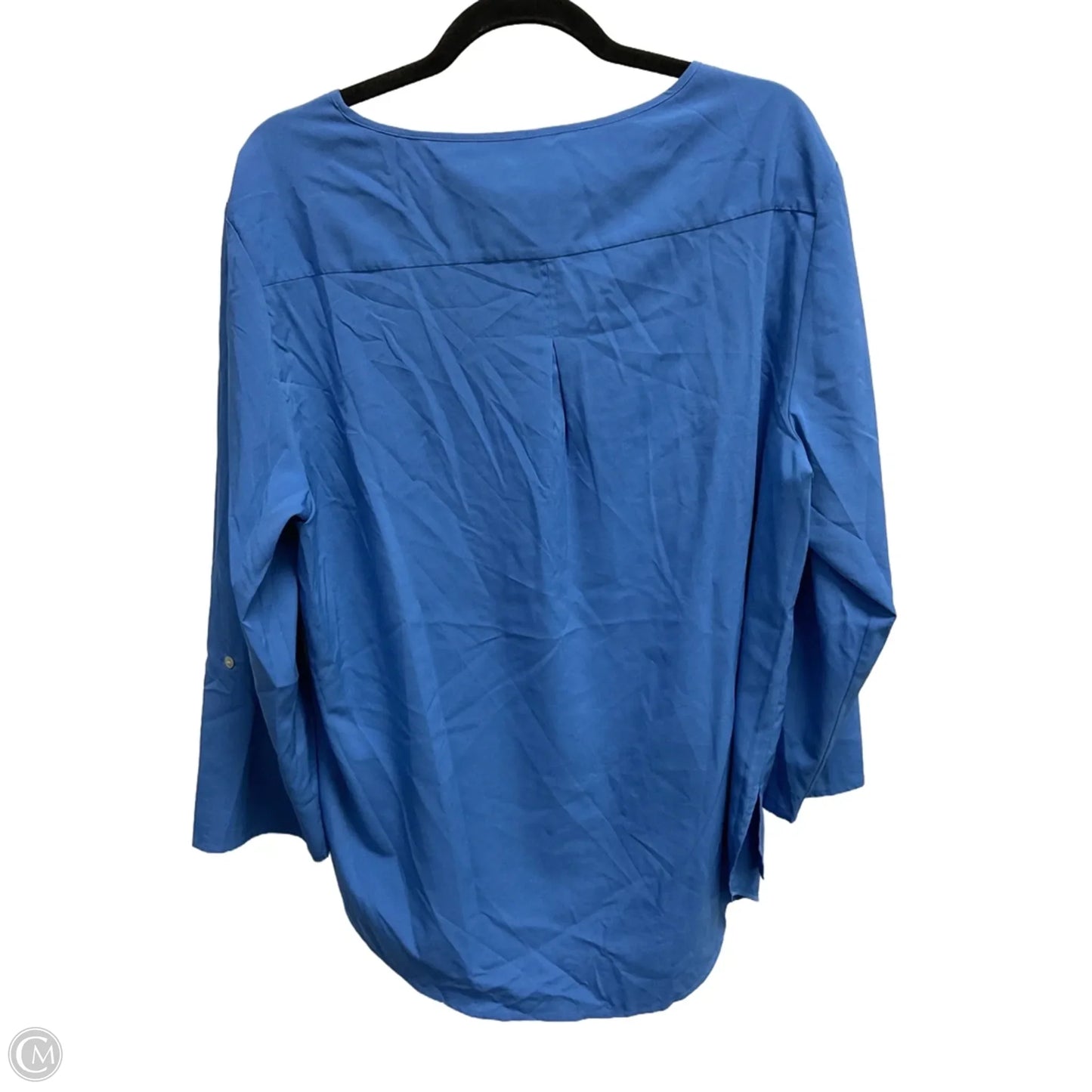 Top Long Sleeve By Chicos In Blue, Size: L