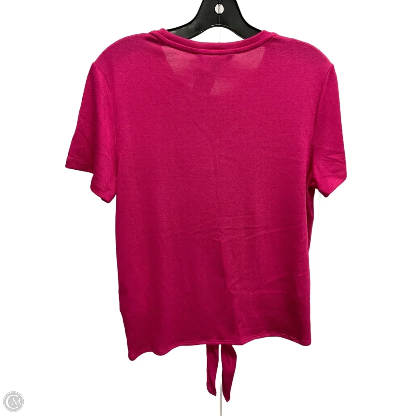Top Short Sleeve By Calvin Klein In Pink, Size: S