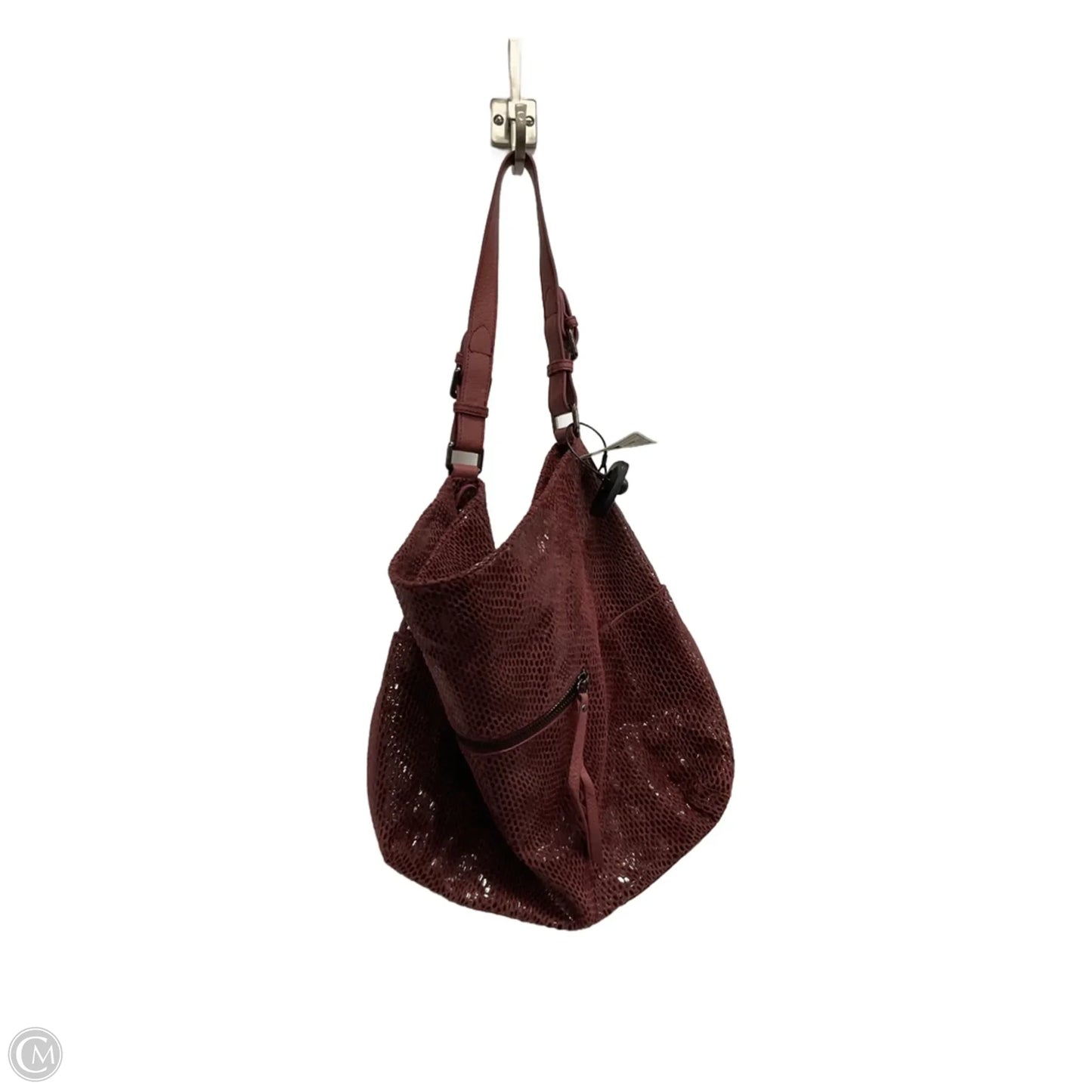 Handbag Leather By Sorial, Size: Medium