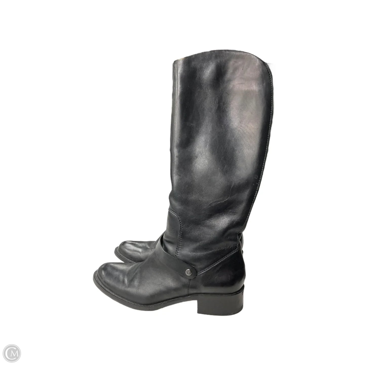 Boots Knee Heels By Via Spiga In Black, Size: 8.5