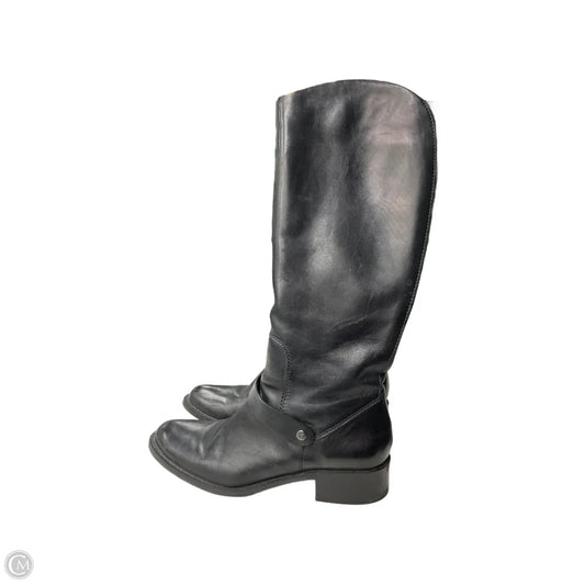 Boots Knee Heels By Via Spiga In Black, Size: 8.5