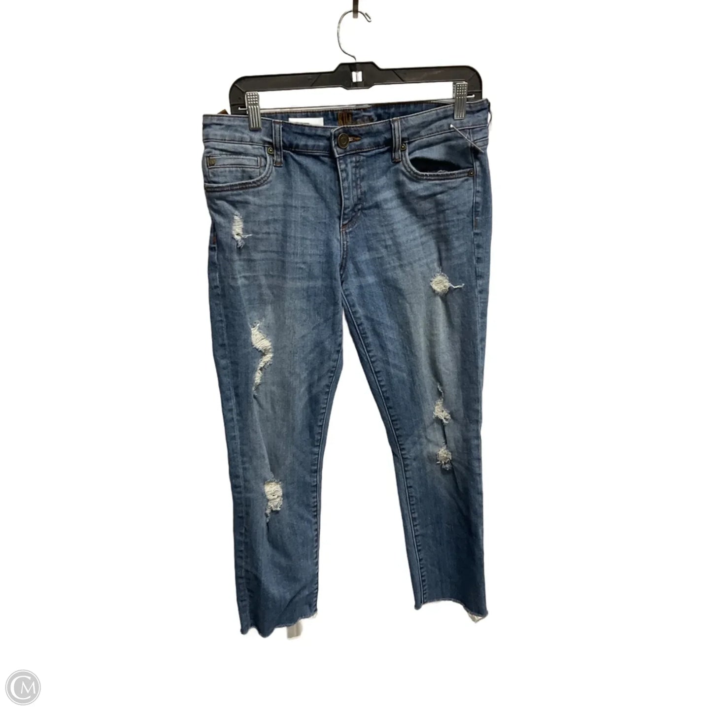 Jeans Boyfriend By Kut In Blue, Size: 6