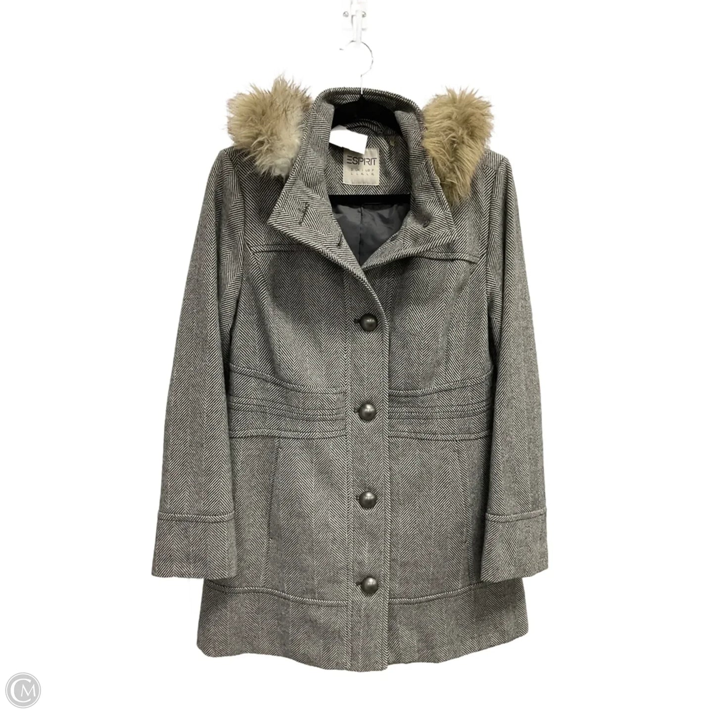 Coat Other By Esprit In Grey, Size: L