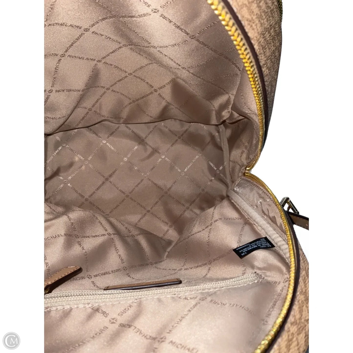 Backpack Designer By Michael Kors, Size: Large