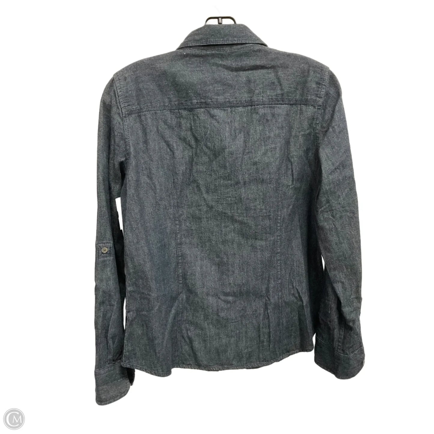 Top Long Sleeve By Talbots In Blue Denim, Size: Sp