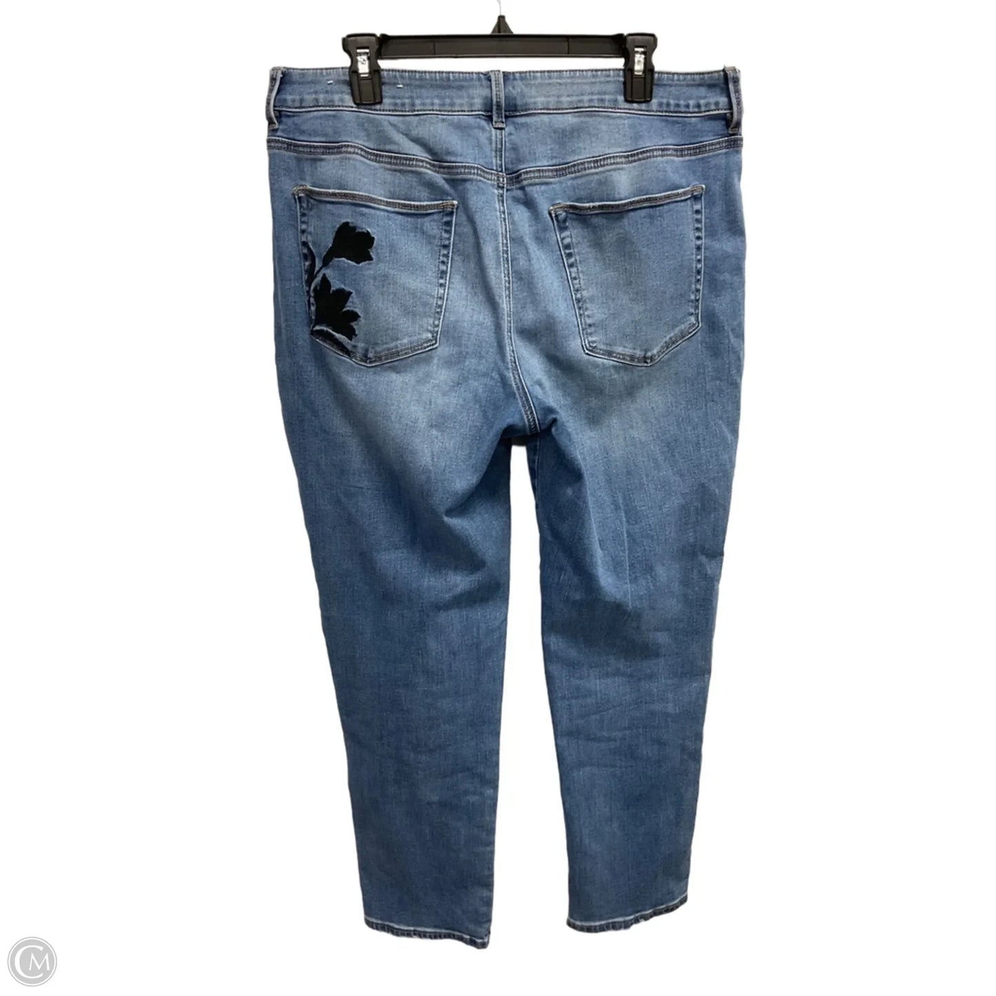 Jeans Boyfriend By Chicos In Blue, Size: 12