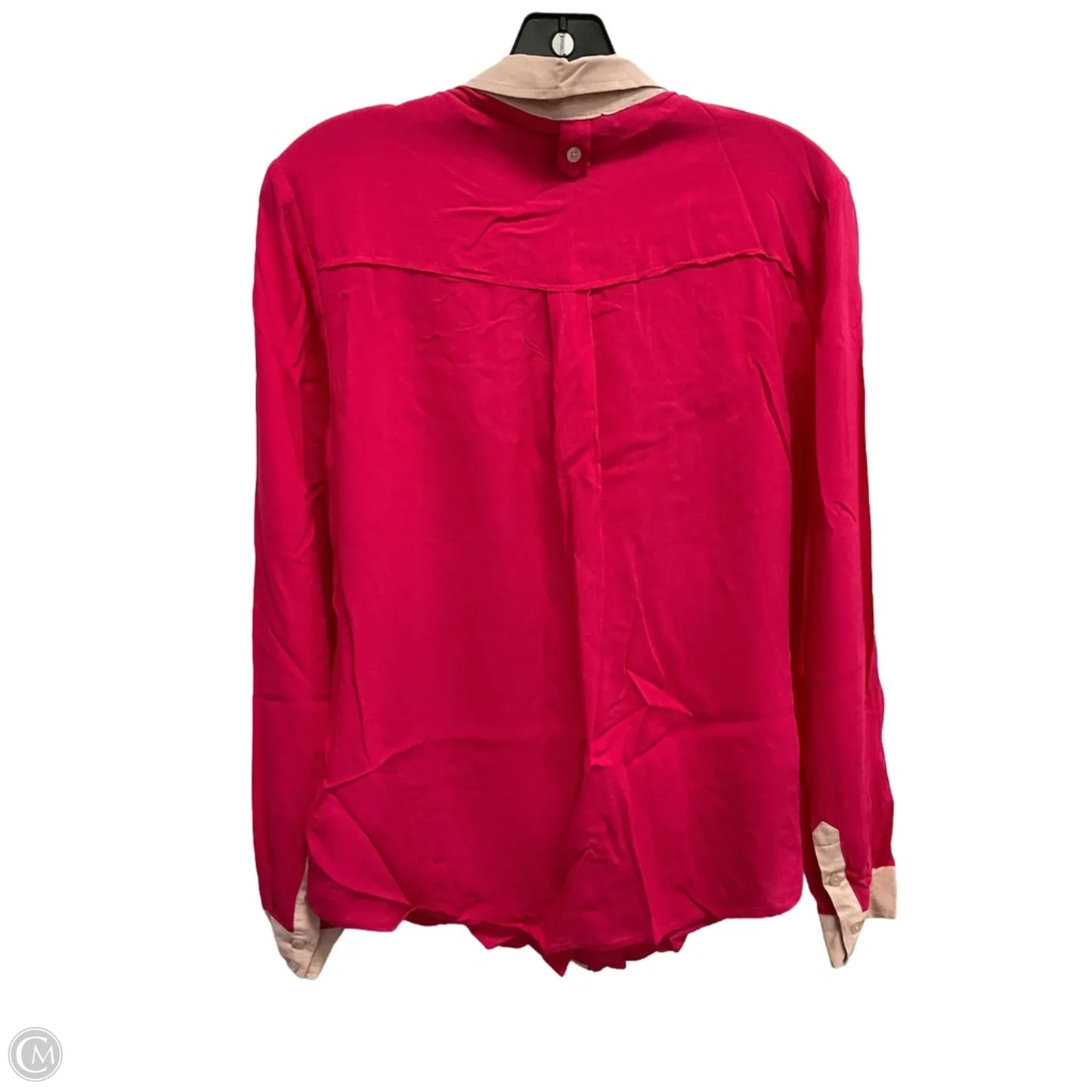 Top Long Sleeve By Maeve In Pink, Size: S
