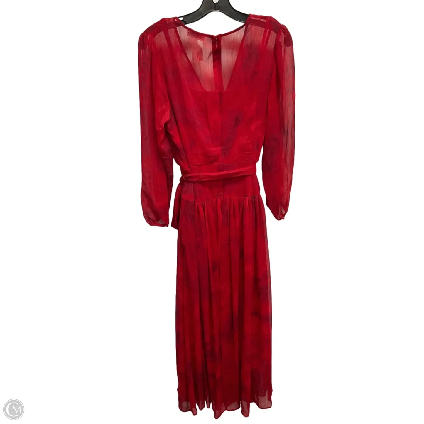 Dress Casual Maxi By Calvin Klein In Red, Size: L