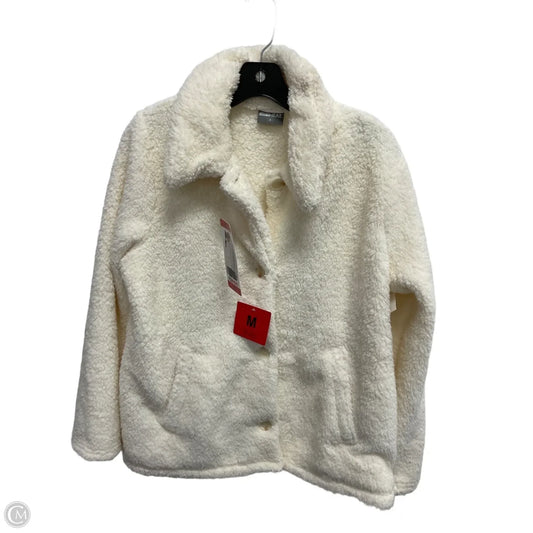 Jacket Faux Fur & Sherpa By 32 Degrees In White, Size: M