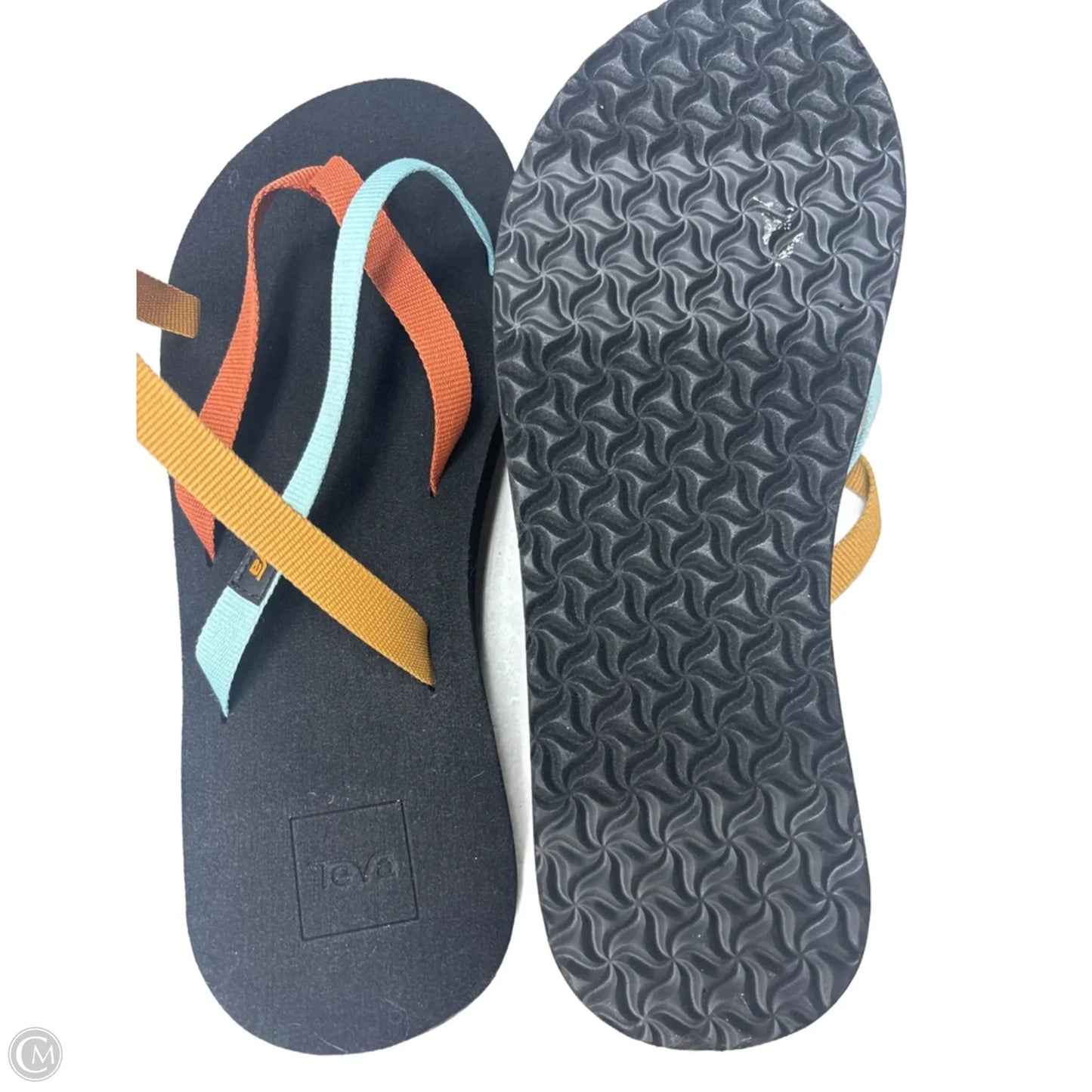 Sandals Flats By Teva In Black, Size: 8