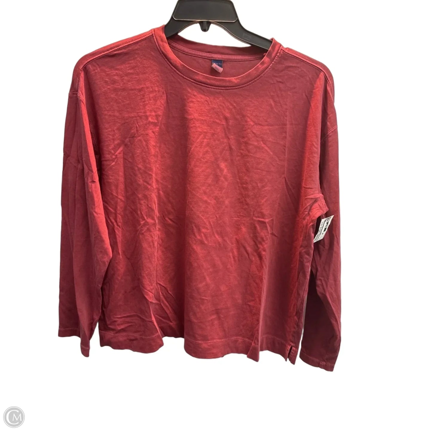 Top Long Sleeve Basic By Old Navy In Red, Size: L
