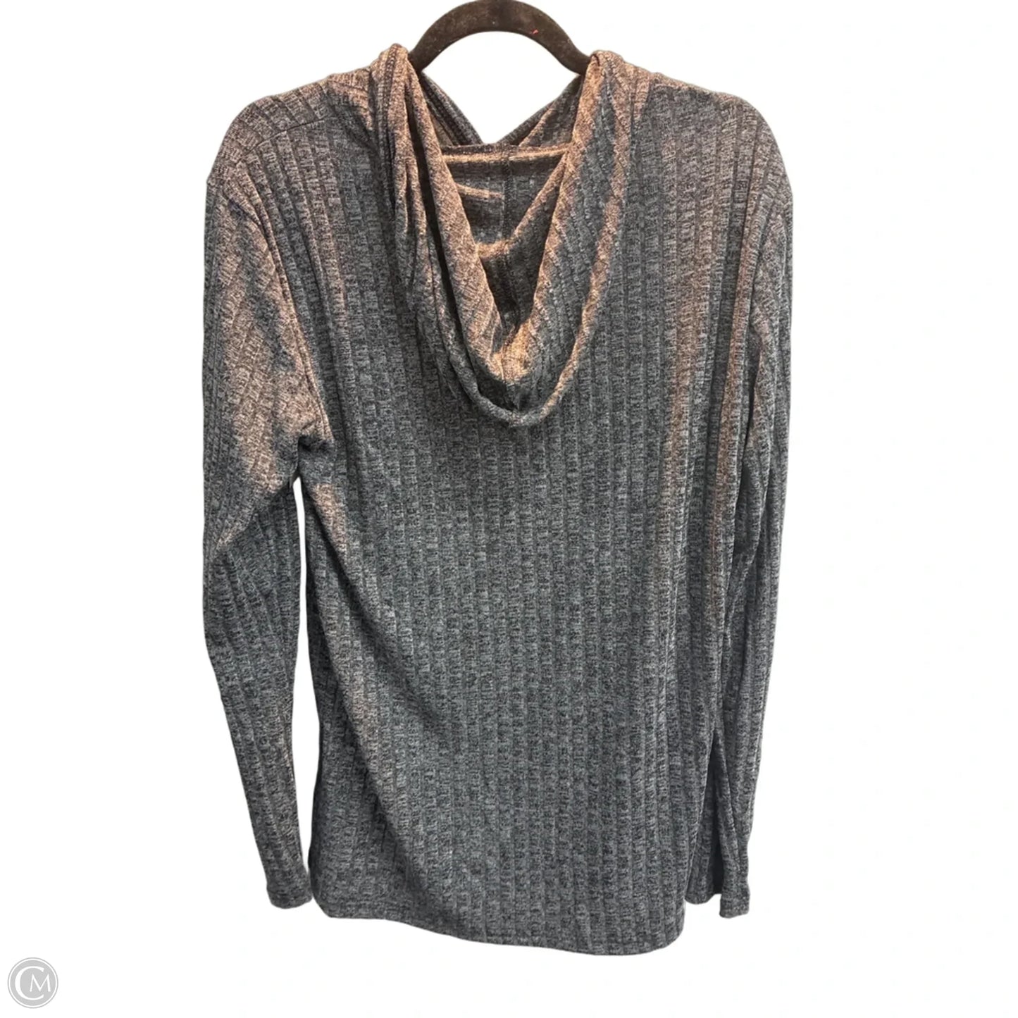 Tunic Long Sleeve By Clothes Mentor In Grey, Size: L