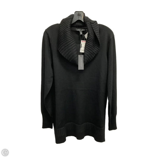 Top Long Sleeve By Cable And Gauge In Black, Size: L