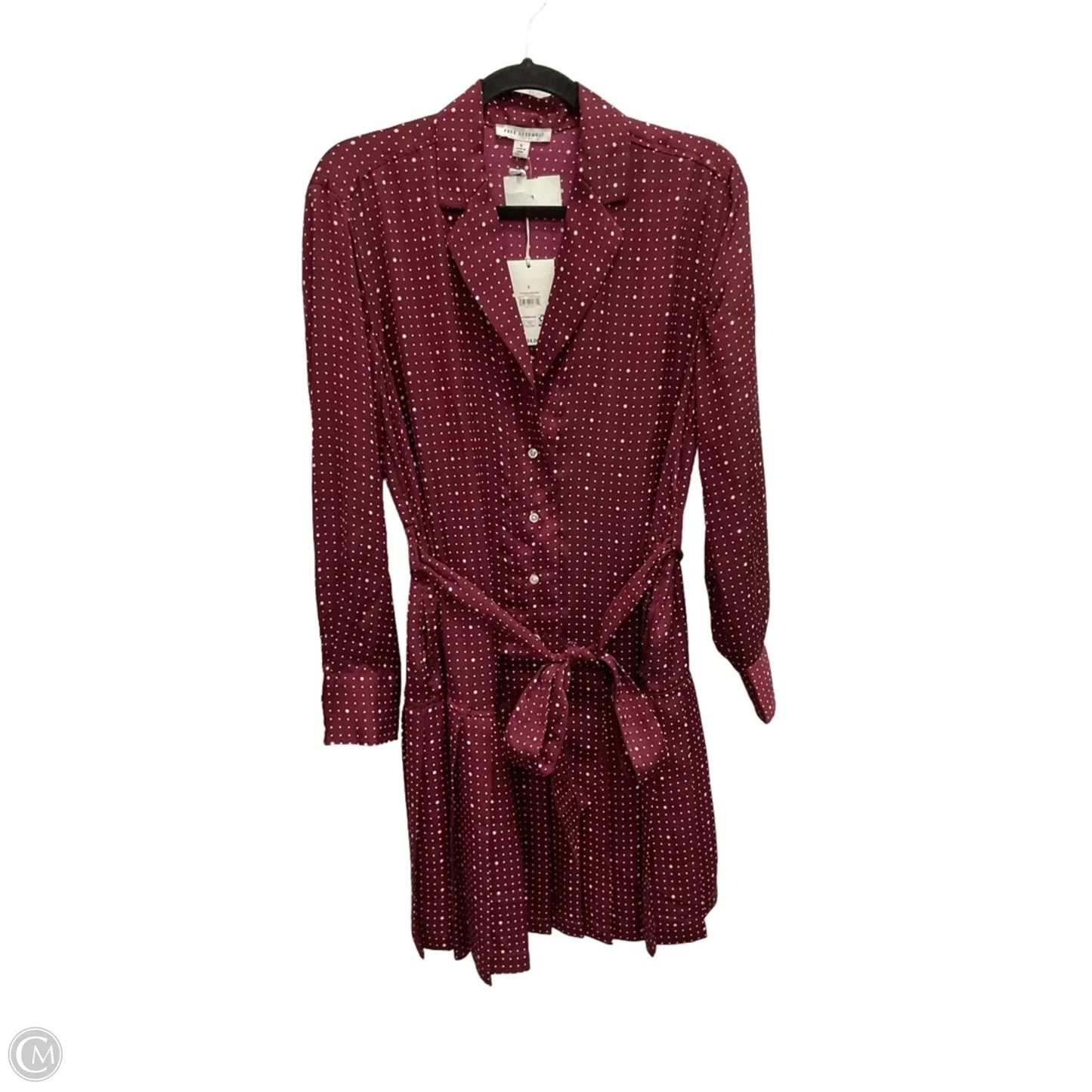 Dress Casual Short By Free Assembly In Polkadot Pattern, Size: S