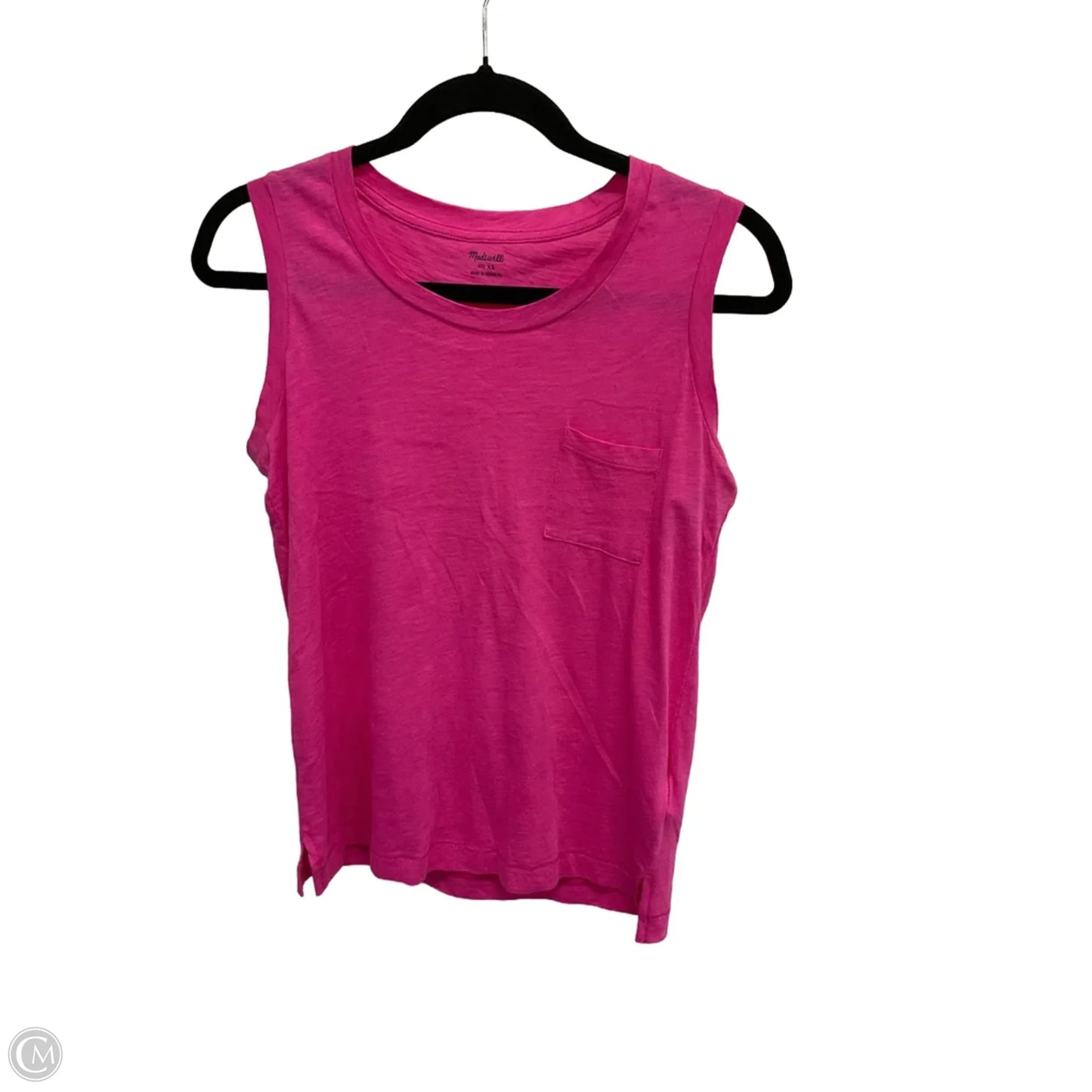 Top Sleeveless Basic By Madewell In Pink, Size: Xs
