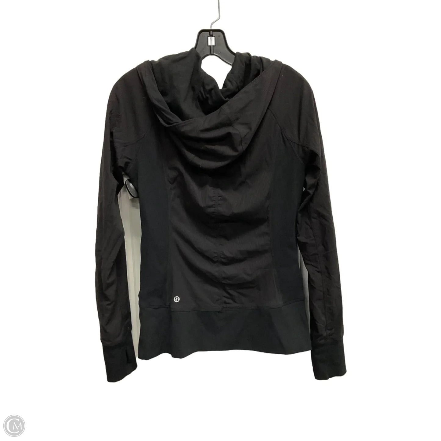 Athletic Jacket By Lululemon In Black, Size: M