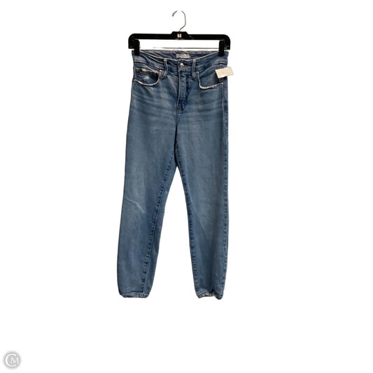 Jeans Skinny By Good American In Blue, Size: 0