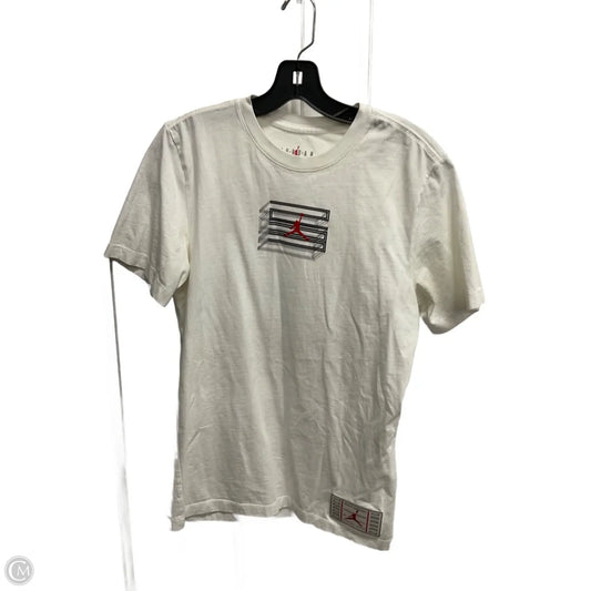 Top Short Sleeve Luxury Designer By Jordan In White, Size: Sp