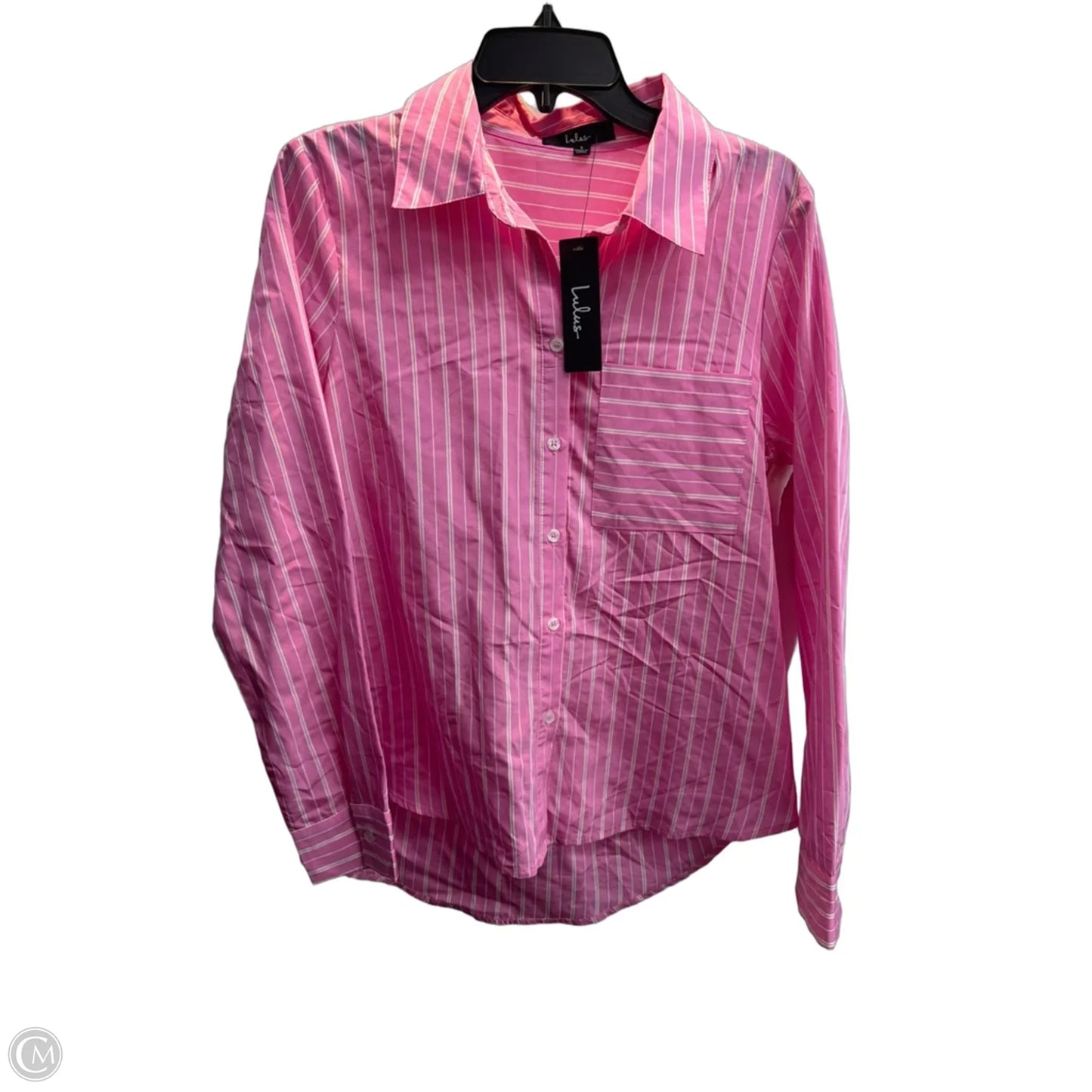 Top Long Sleeve By Lulus In Pink, Size: S