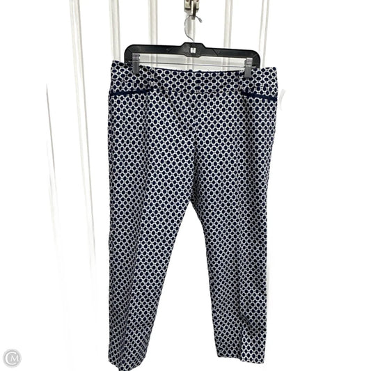 Pants Dress By Limited In Blue & White, Size: 12