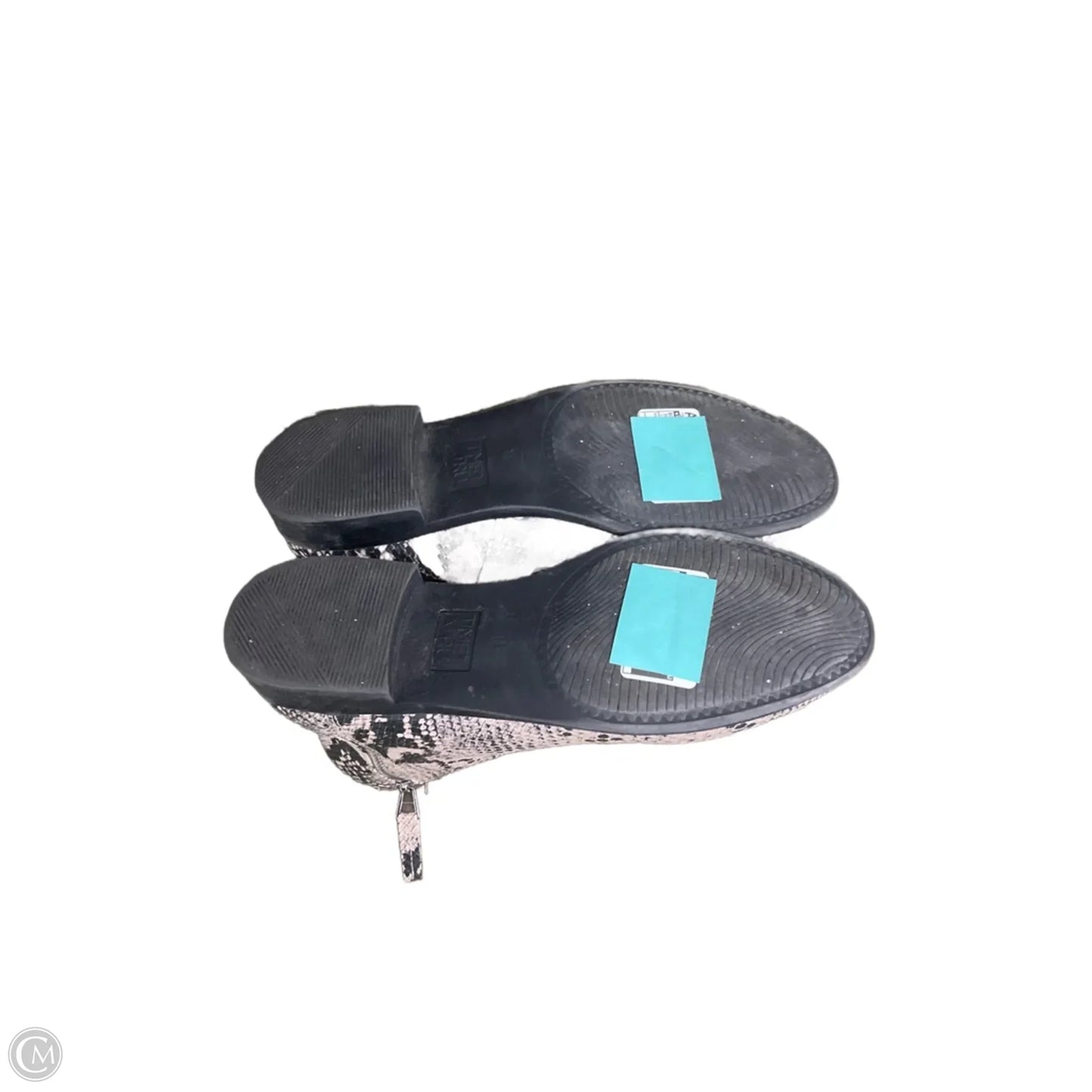 Boots Ankle Heels By Time And Tru In Snakeskin Print, Size: 11