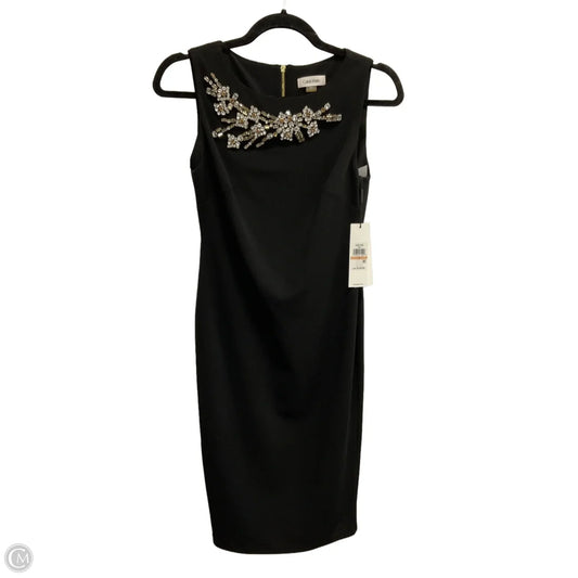 Dress Work By Calvin Klein In Black, Size: Xs