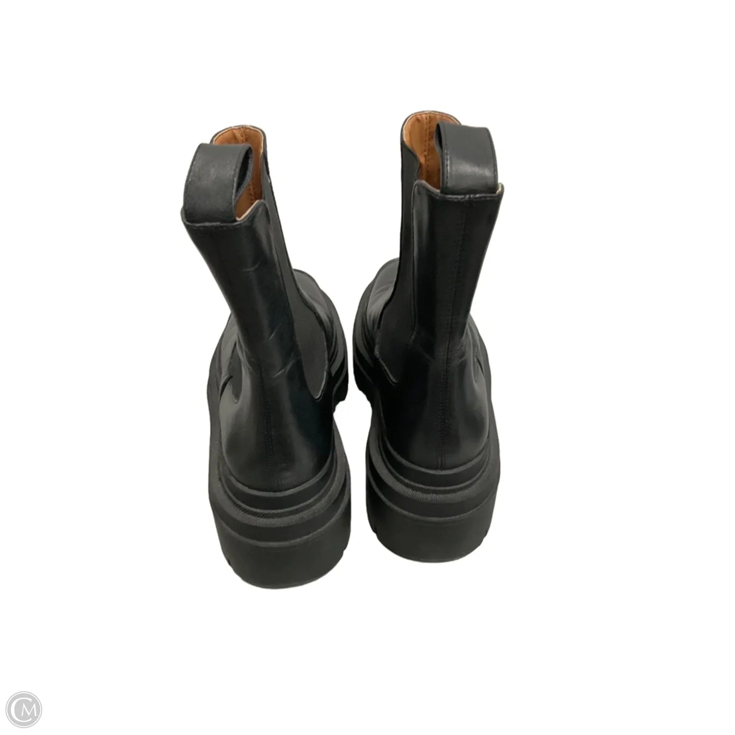 Boots Ankle Heels By Zara In Black, Size: 10