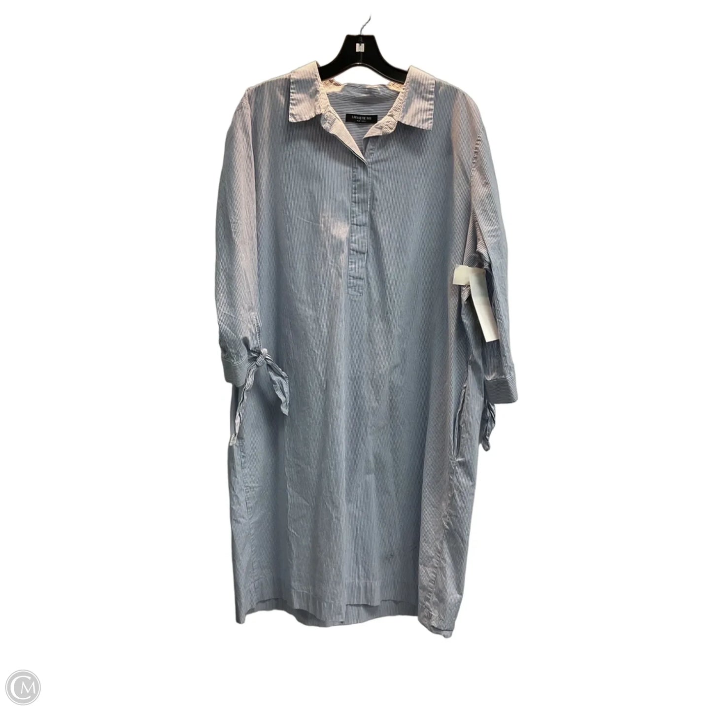 Dress Designer By Lafayette 148 In Striped Pattern, Size: L