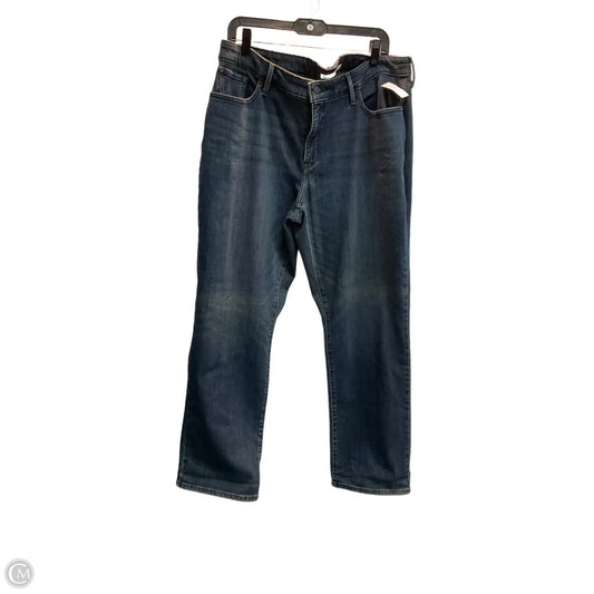 Jeans Straight By Levis In Blue, Size: 22