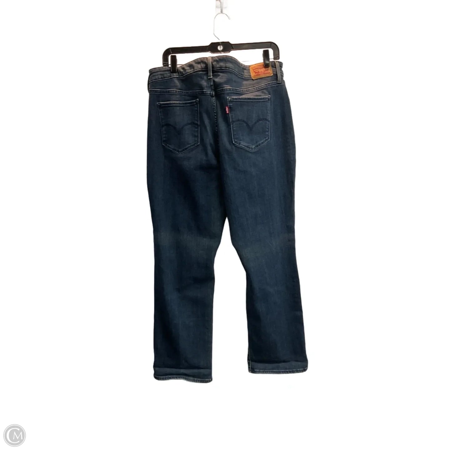 Jeans Straight By Levis In Blue, Size: 22