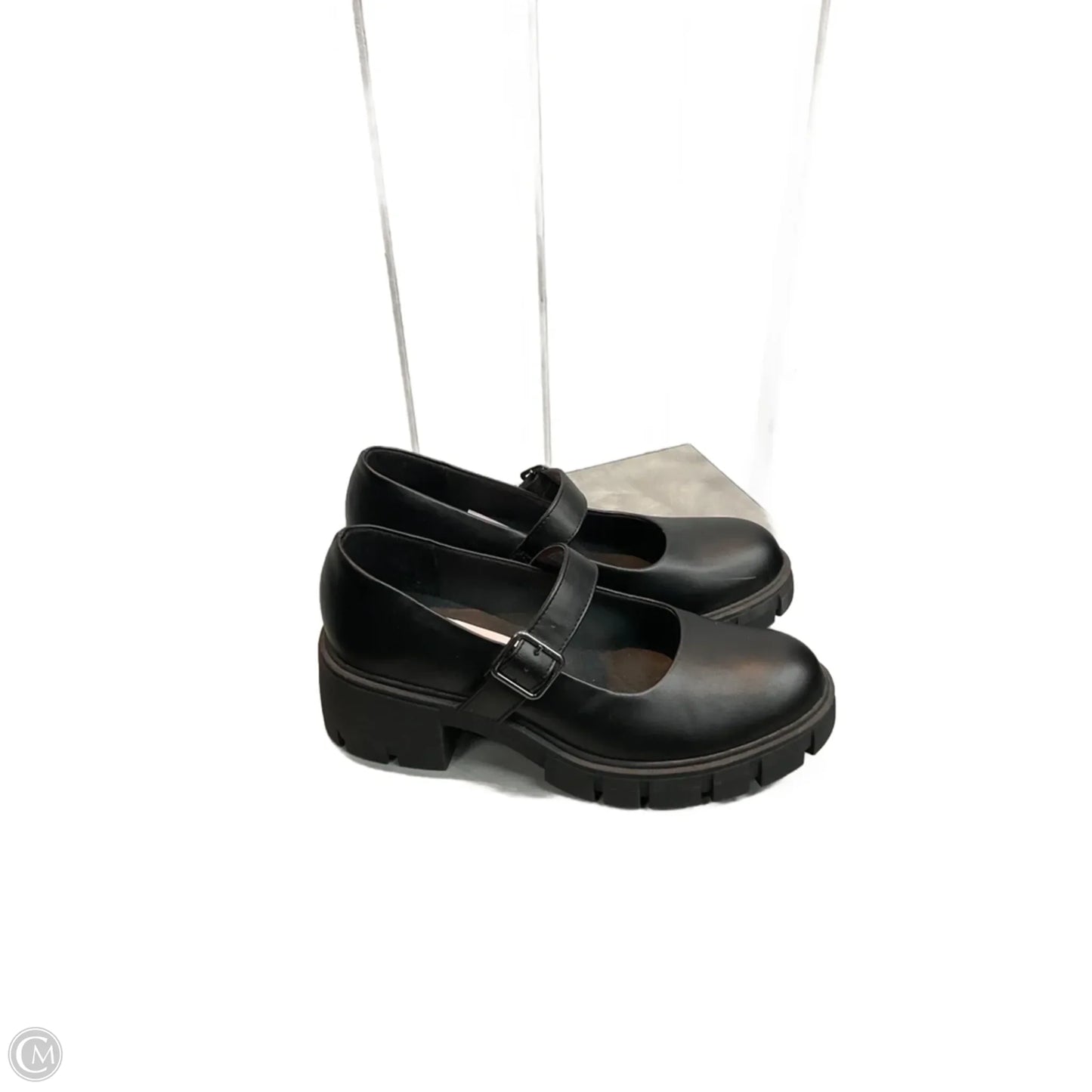 Shoes Heels Block By Madden Nyc In Black, Size: 8