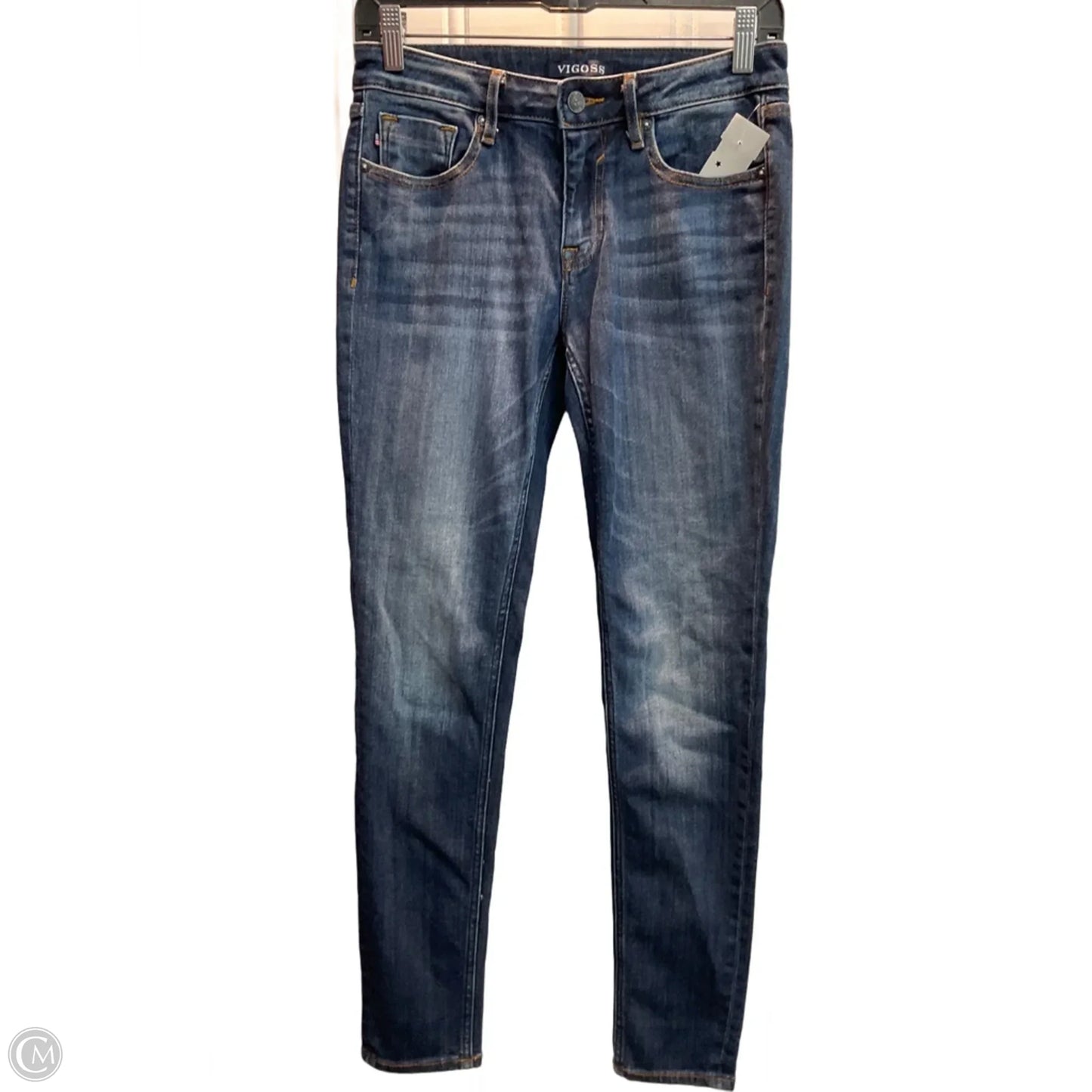 Jeans Skinny By Vigoss In Blue, Size: 4
