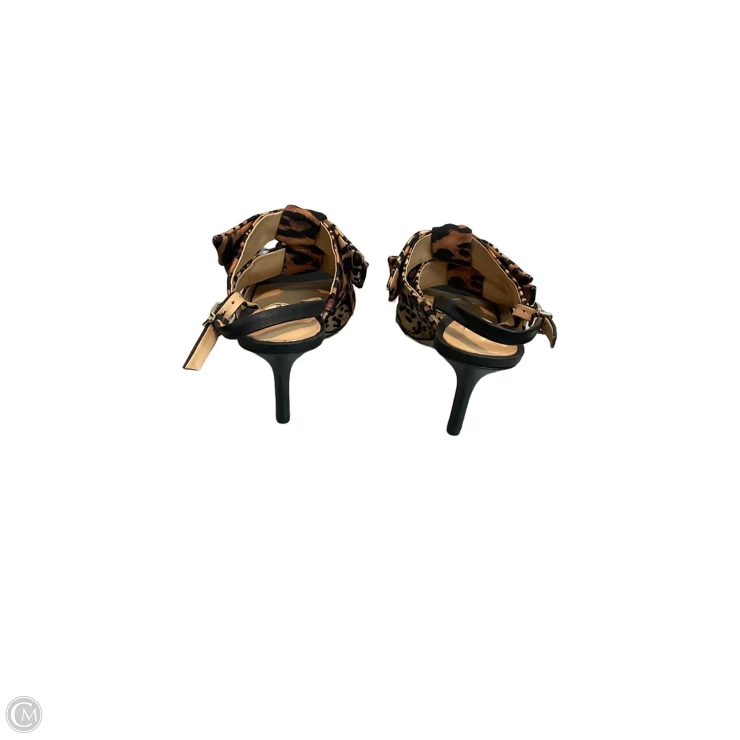 Sandals Heels Stiletto By Antonio Melani In Animal Print, Size: 6