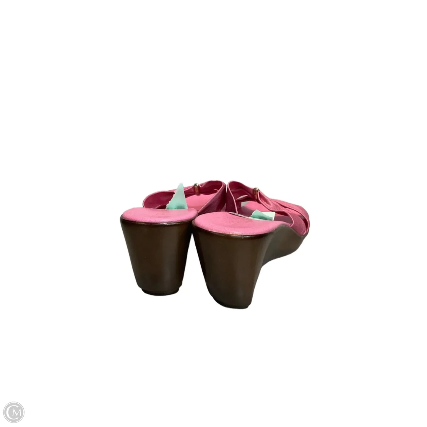Sandals Heels Wedge By Covington In Pink, Size: 6