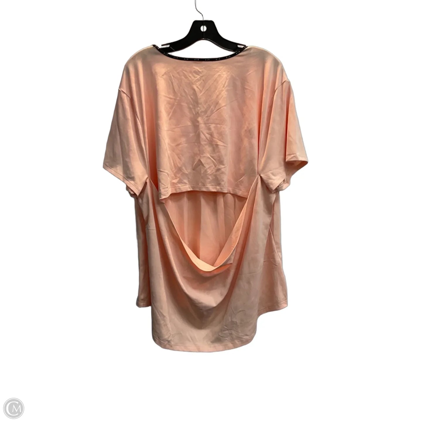 Athletic Top Short Sleeve By Nike Apparel In Peach, Size: 3x