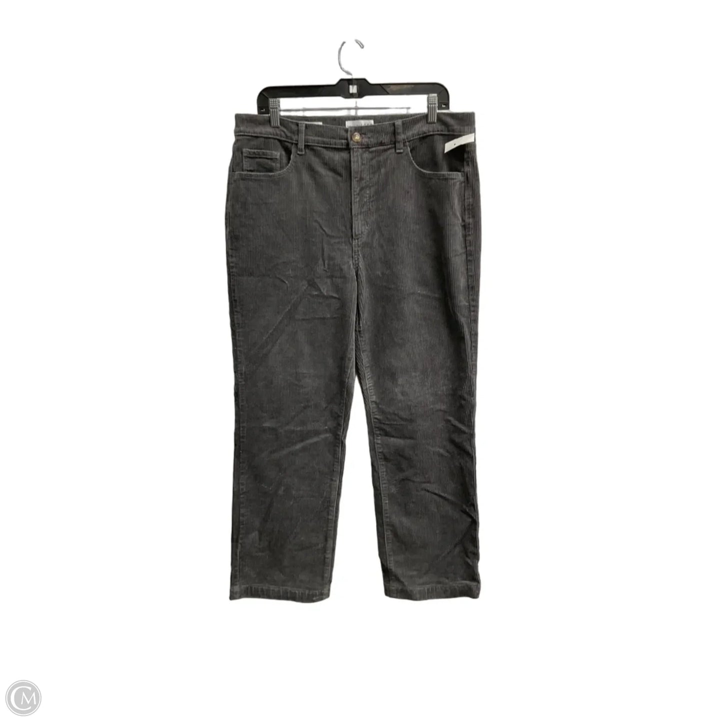 Pants Corduroy By Loft In Grey, Size: 14
