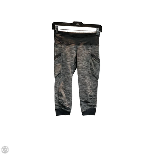Athletic Leggings Capris By Lululemon In Grey, Size: S