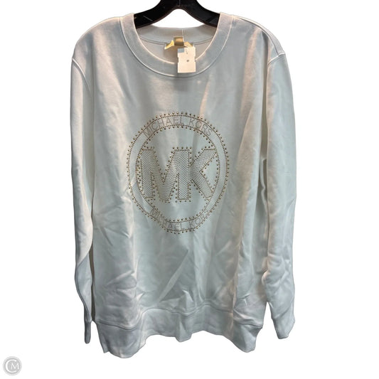 Sweatshirt Crewneck By Michael By Michael Kors In White, Size: S