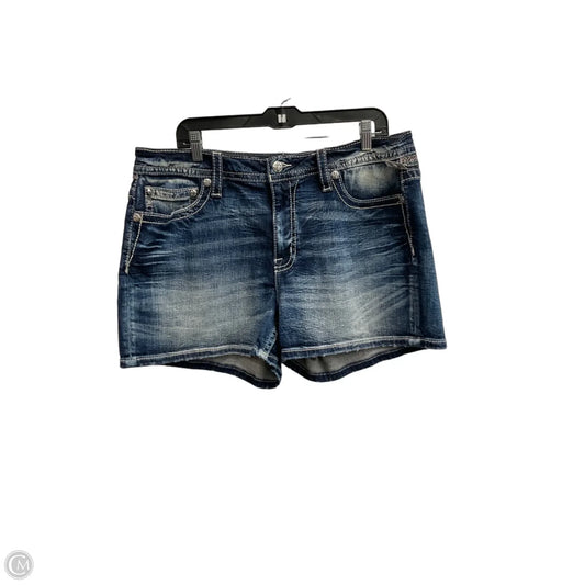 Shorts By Miss Me In Blue Denim, Size: 22