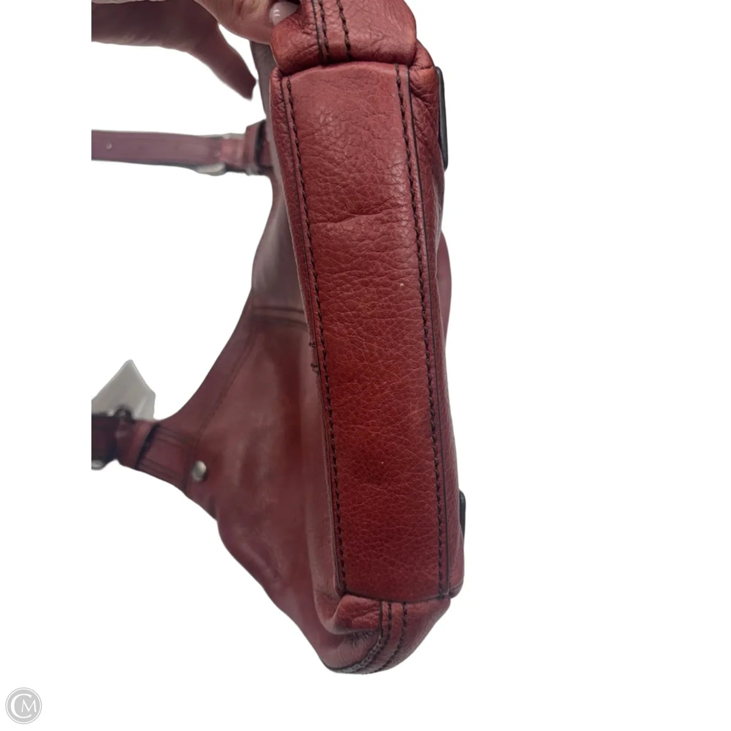 Crossbody Leather By Fossil, Size: Medium