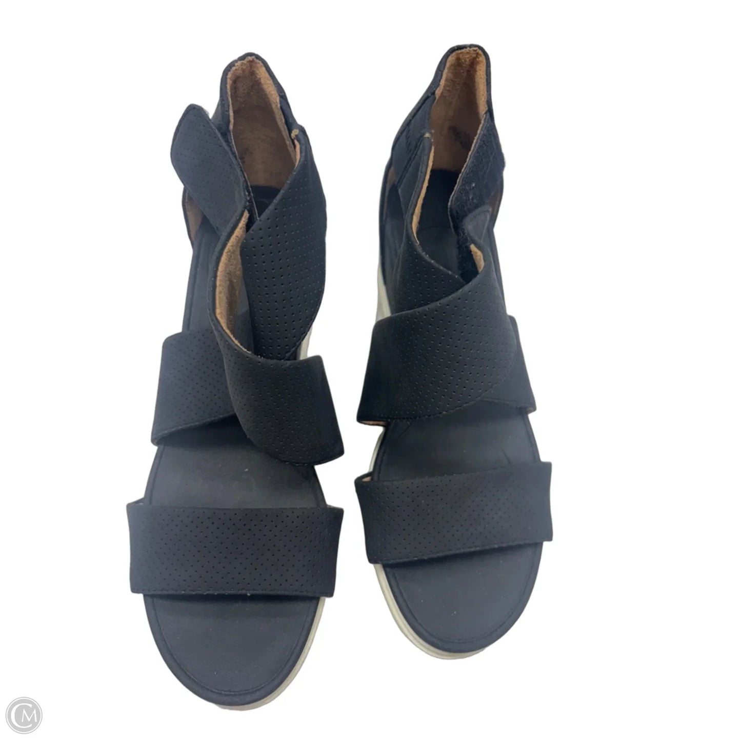 Sandals Heels Wedge By Dr Scholls In Black, Size: 7.5