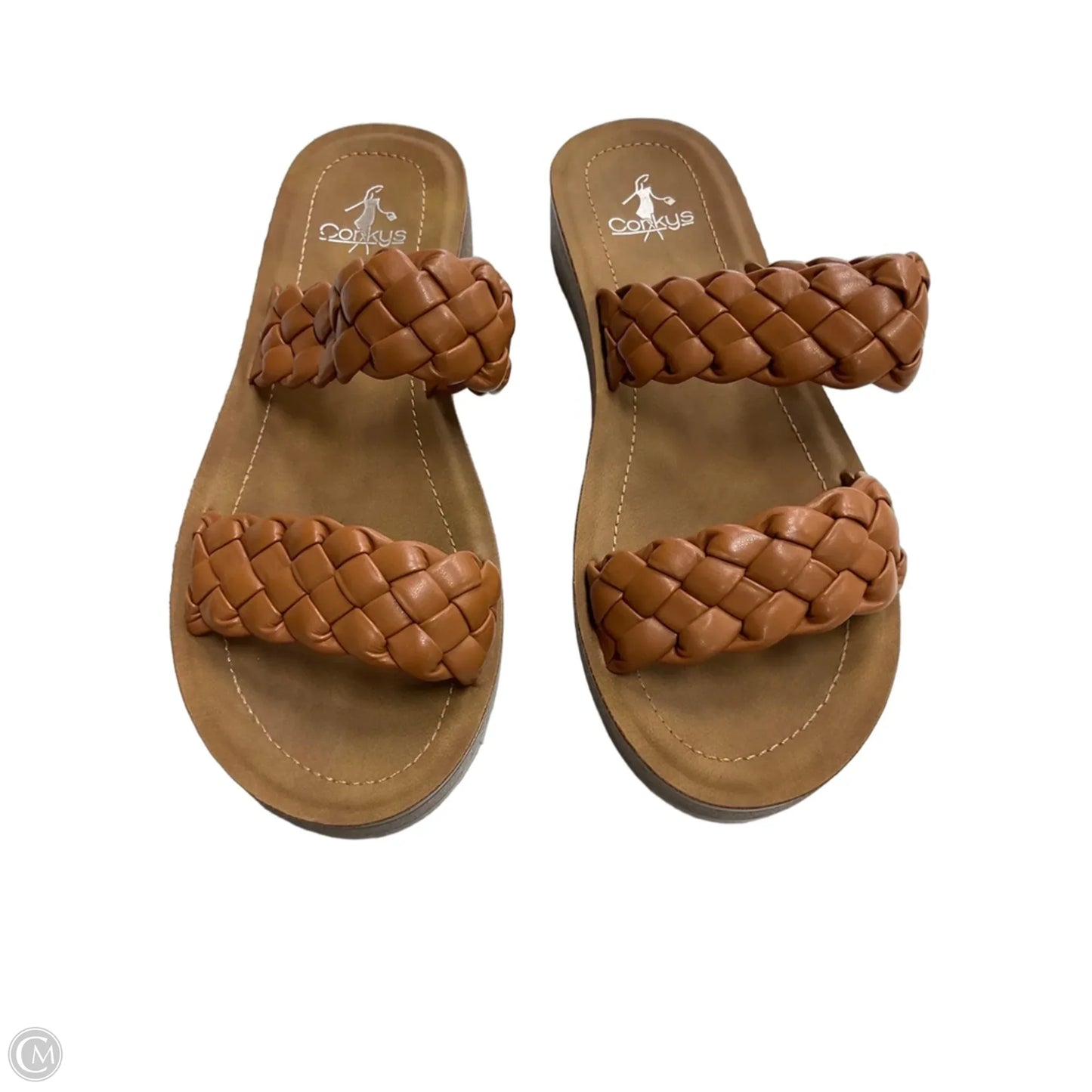 Sandals Flats By Corkys In Brown, Size: 8