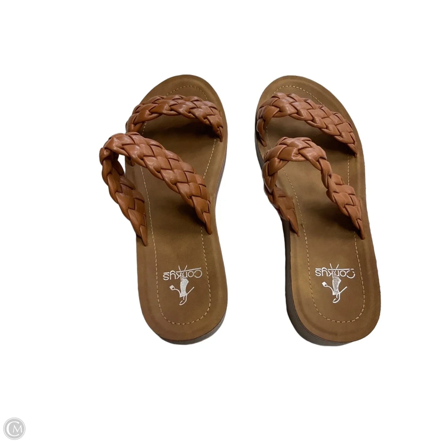 Sandals Flats By Corkys In Brown, Size: 8