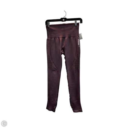 Athletic Leggings By Gym Shark In Purple, Size: M