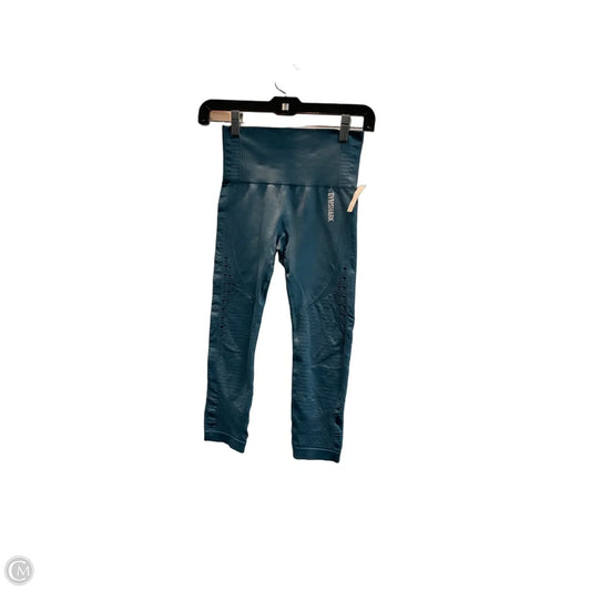 Athletic Leggings By Gym Shark In Blue, Size: Xs