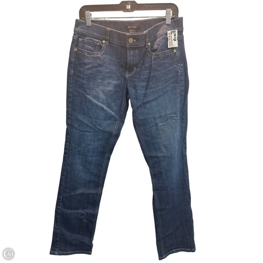 Jeans Straight By White House Black Market In Blue, Size: 8
