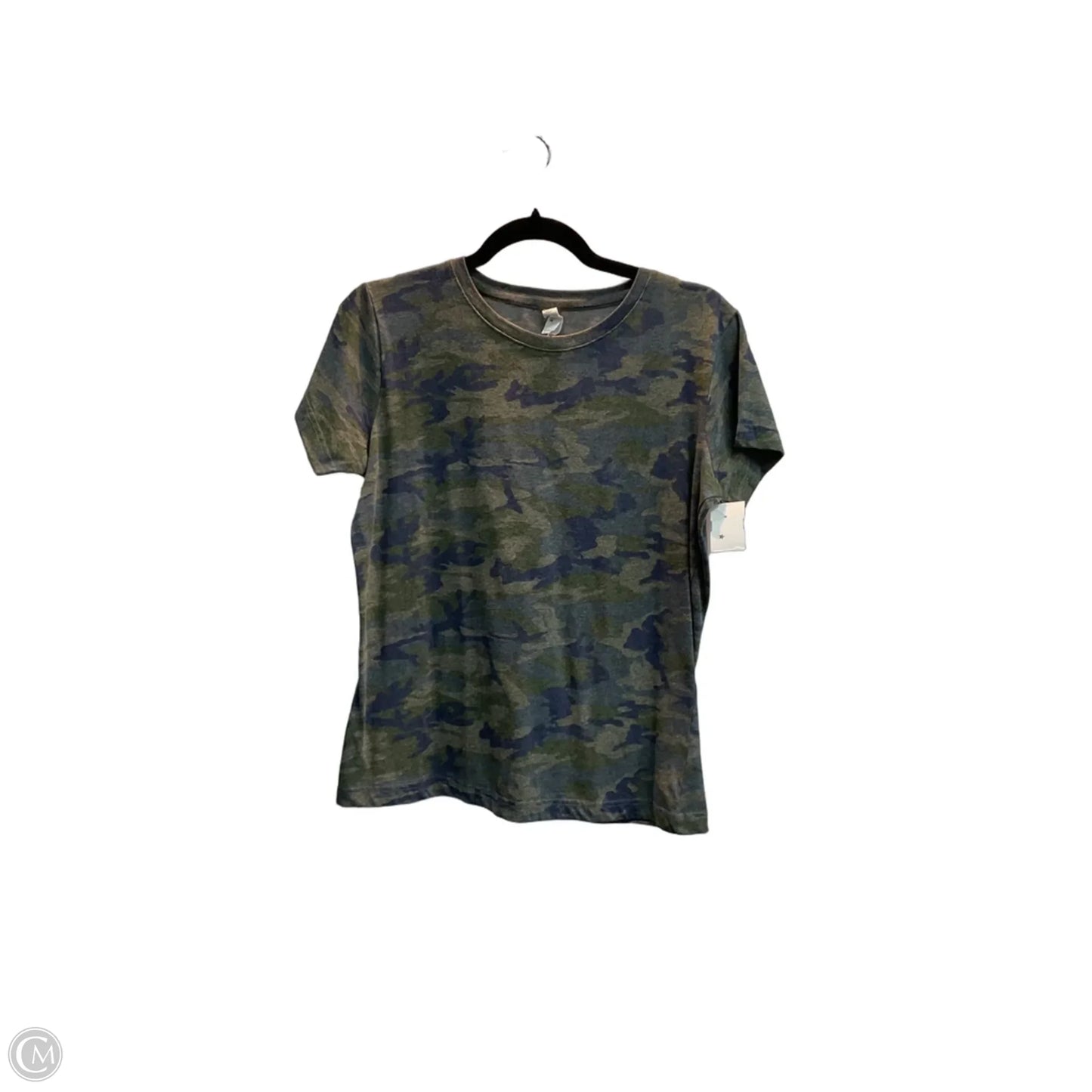 Top Short Sleeve Basic By Clothes Mentor In Camouflage Print, Size: M
